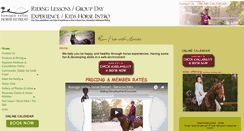 Desktop Screenshot of horseretreats.com